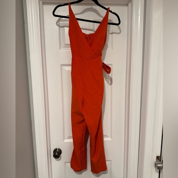 ASOS Elegant Orange Jumpsuit size 2 - Picture 1 of 8